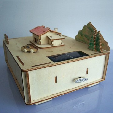 太阳能科教模型---牧场之家音乐盒