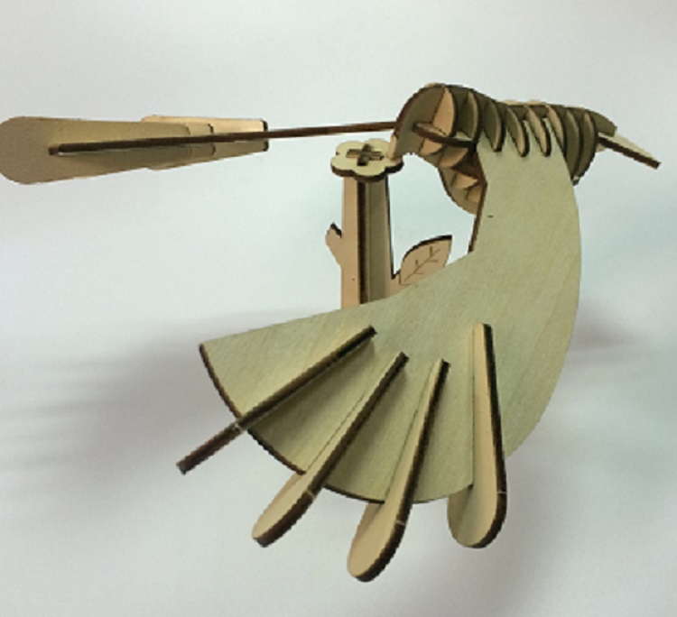 DIY木质模型平衡小鸟