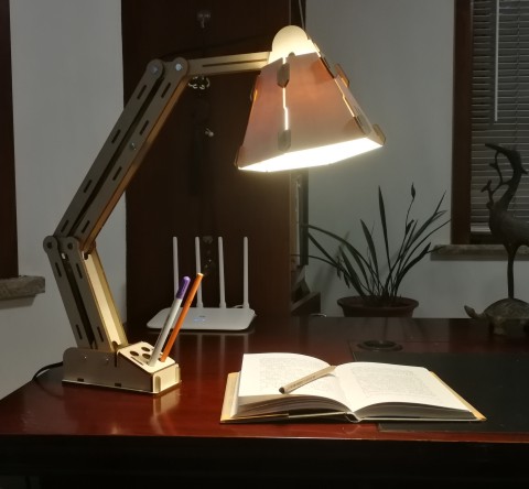 DIY desk lamp